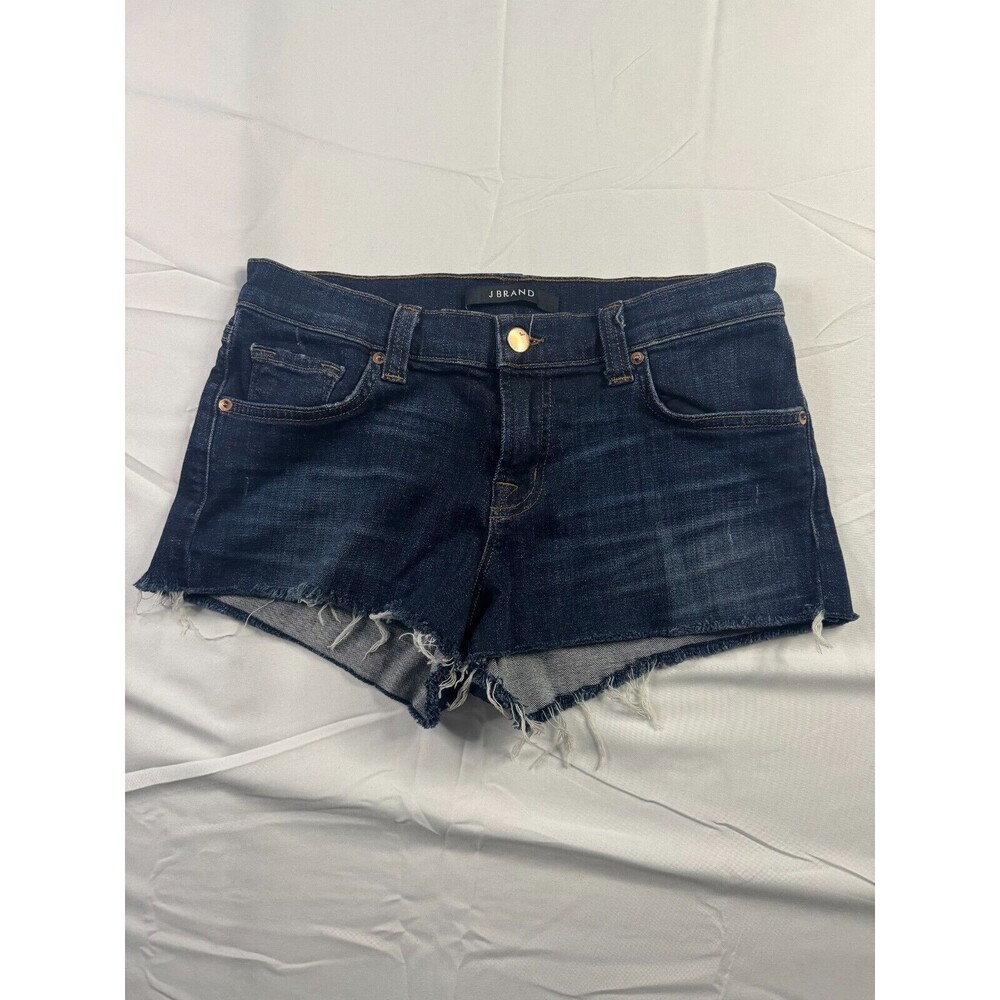 J Brand Shorts Womens Size 25 Cut Off Tribute Blue Denim Low Rise 5 Pocket